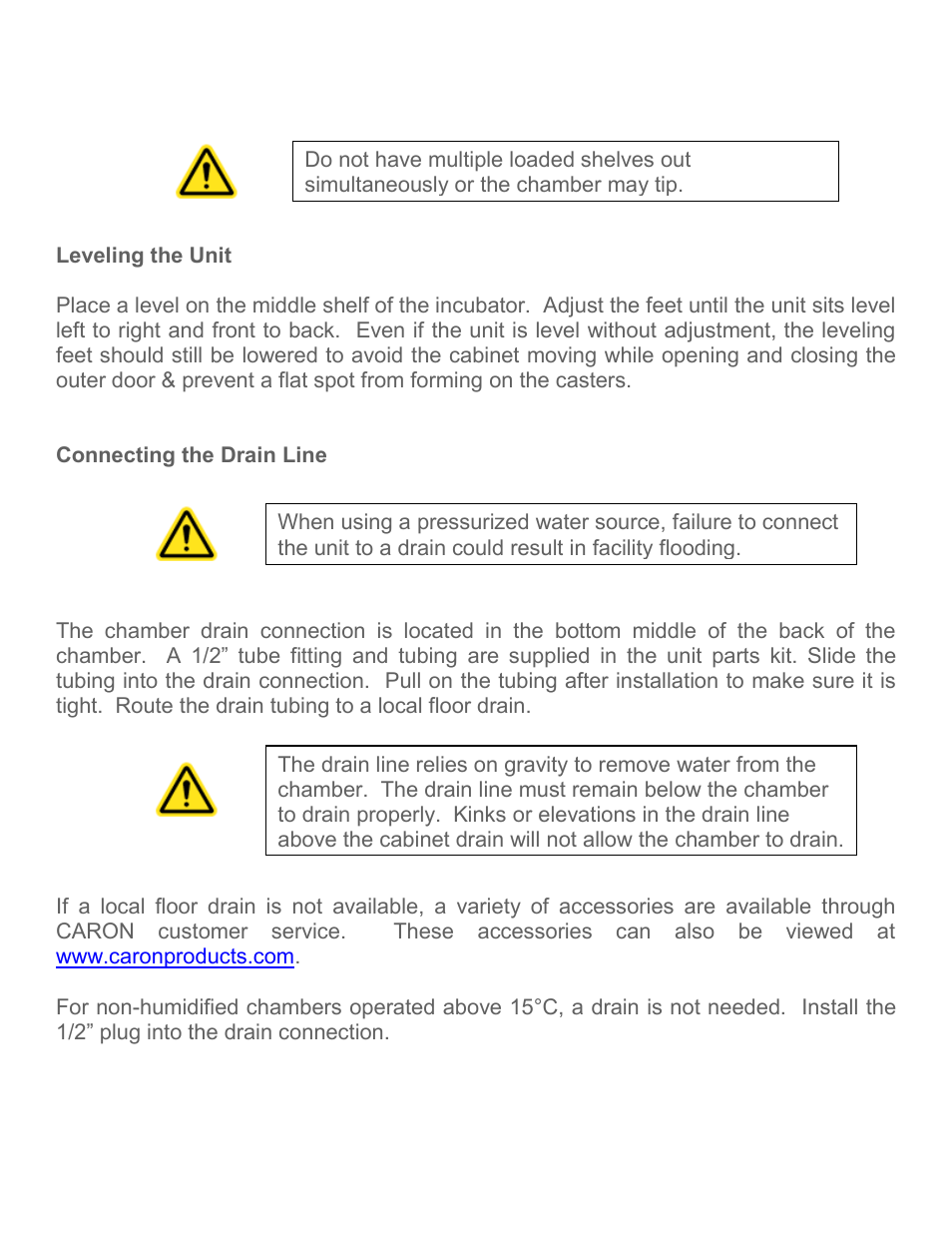 Caron 7304 User Manual | Page 12 / 80