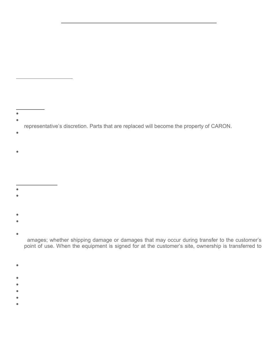 Caron 6044 User Manual | Page 7 / 56