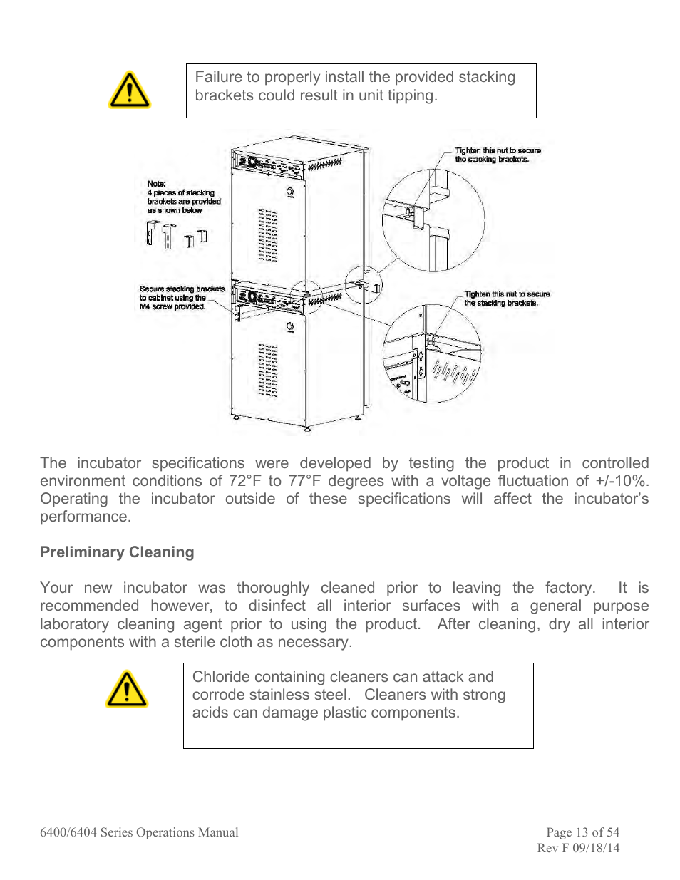 Caron 6404-4 User Manual | Page 13 / 54