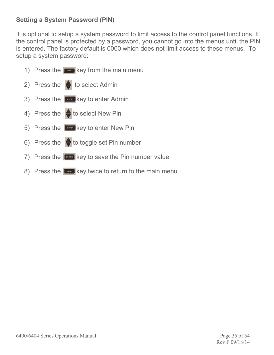 Caron 6404-4 User Manual | Page 35 / 54