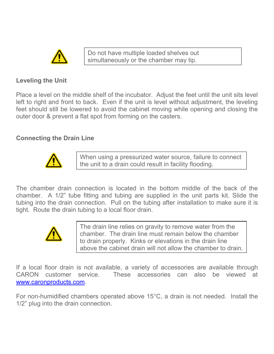 Caron 7000-75 User Manual | Page 12 / 71