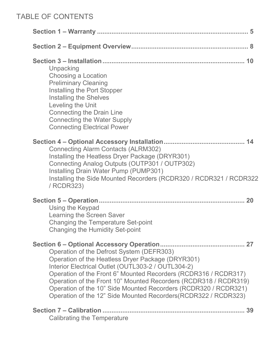 Caron 7000-75 User Manual | Page 3 / 71