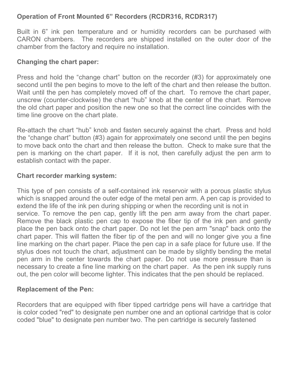Caron 7000-75 User Manual | Page 30 / 71