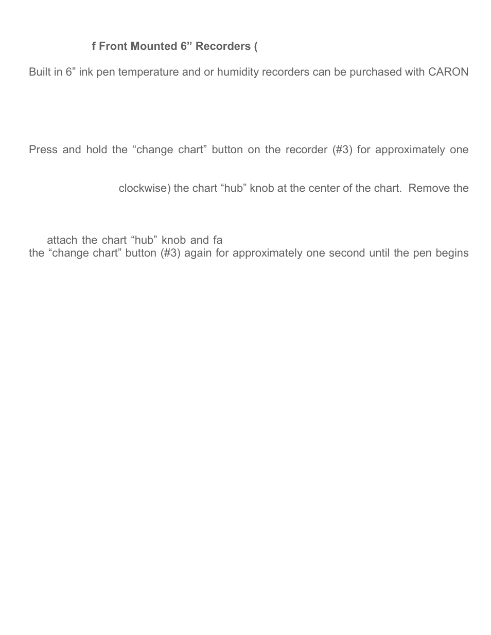 Caron 6016 User Manual | Page 34 / 56