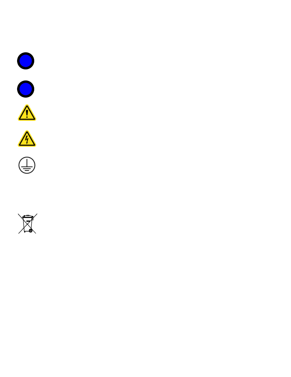 Warnings | Caron 6016 User Manual | Page 9 / 56
