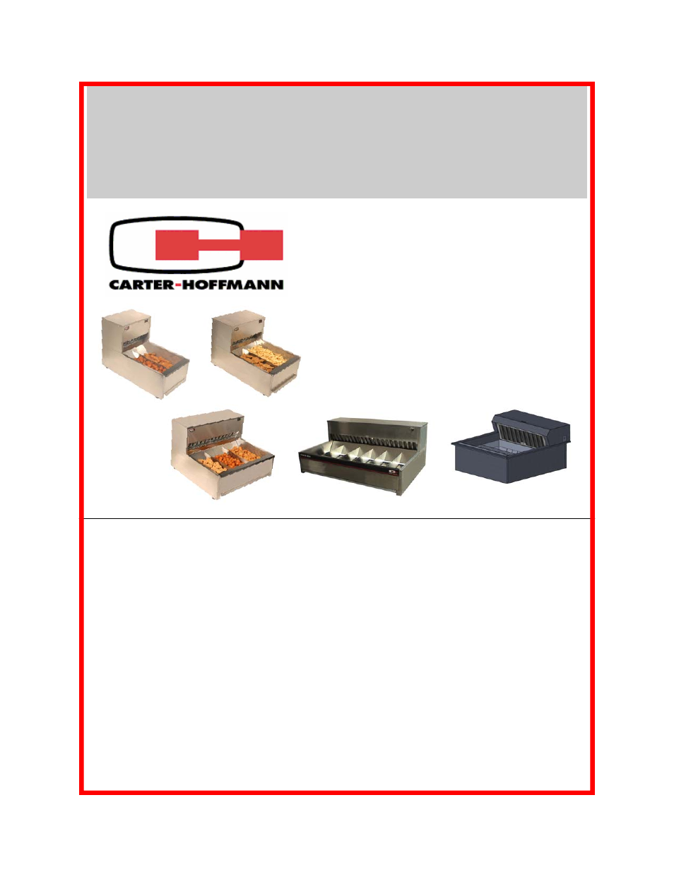 Carter-Hoffmann CNH18LP User Manual | 10 pages