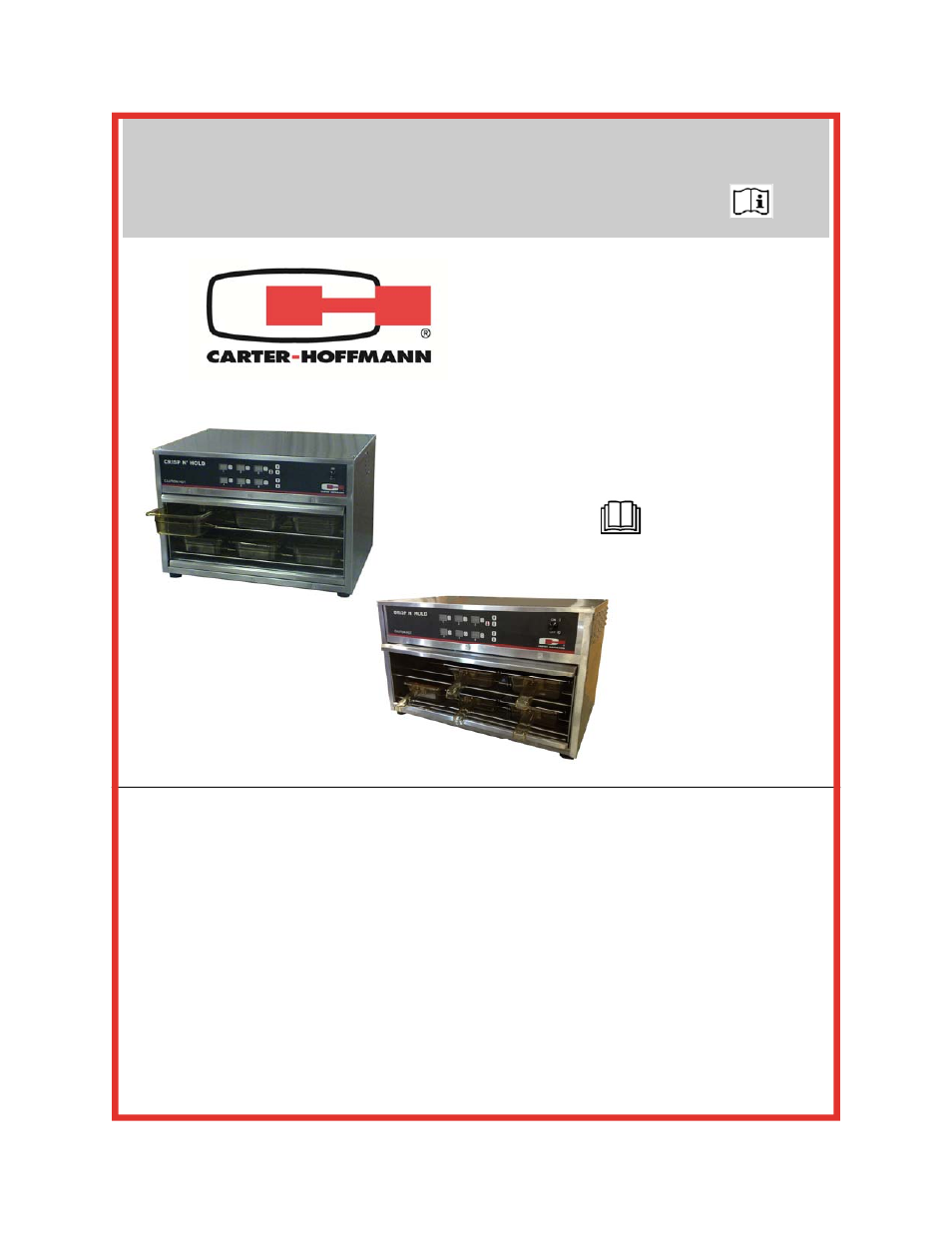 Carter-Hoffmann VCNH3W2S-CVR User Manual | 12 pages