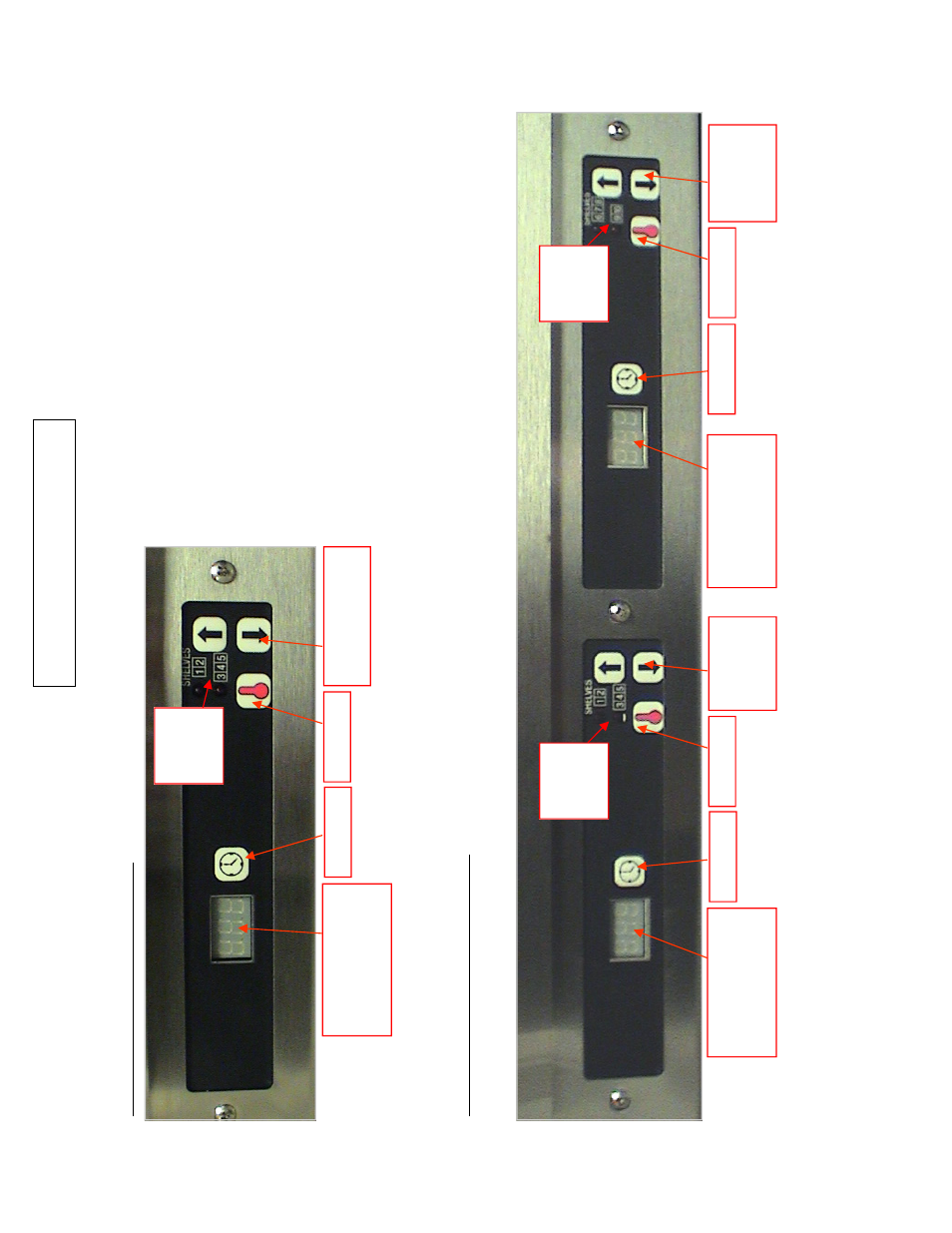 Contr o l panel layouts | Carter-Hoffmann DF2620-3SS User Manual | Page 6 / 19