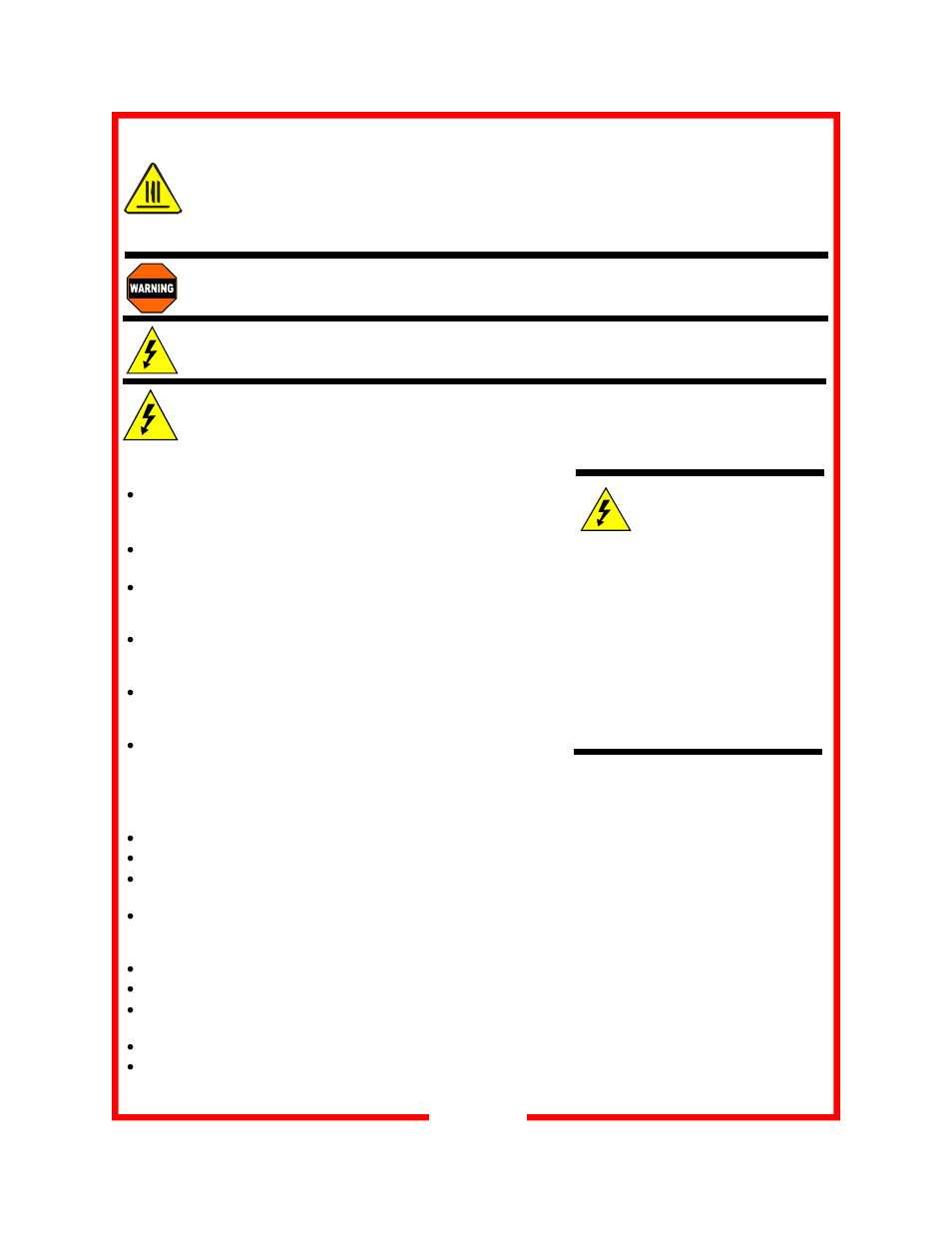 Safety precautions & general information | Carter-Hoffmann SR1820 User Manual | Page 3 / 14