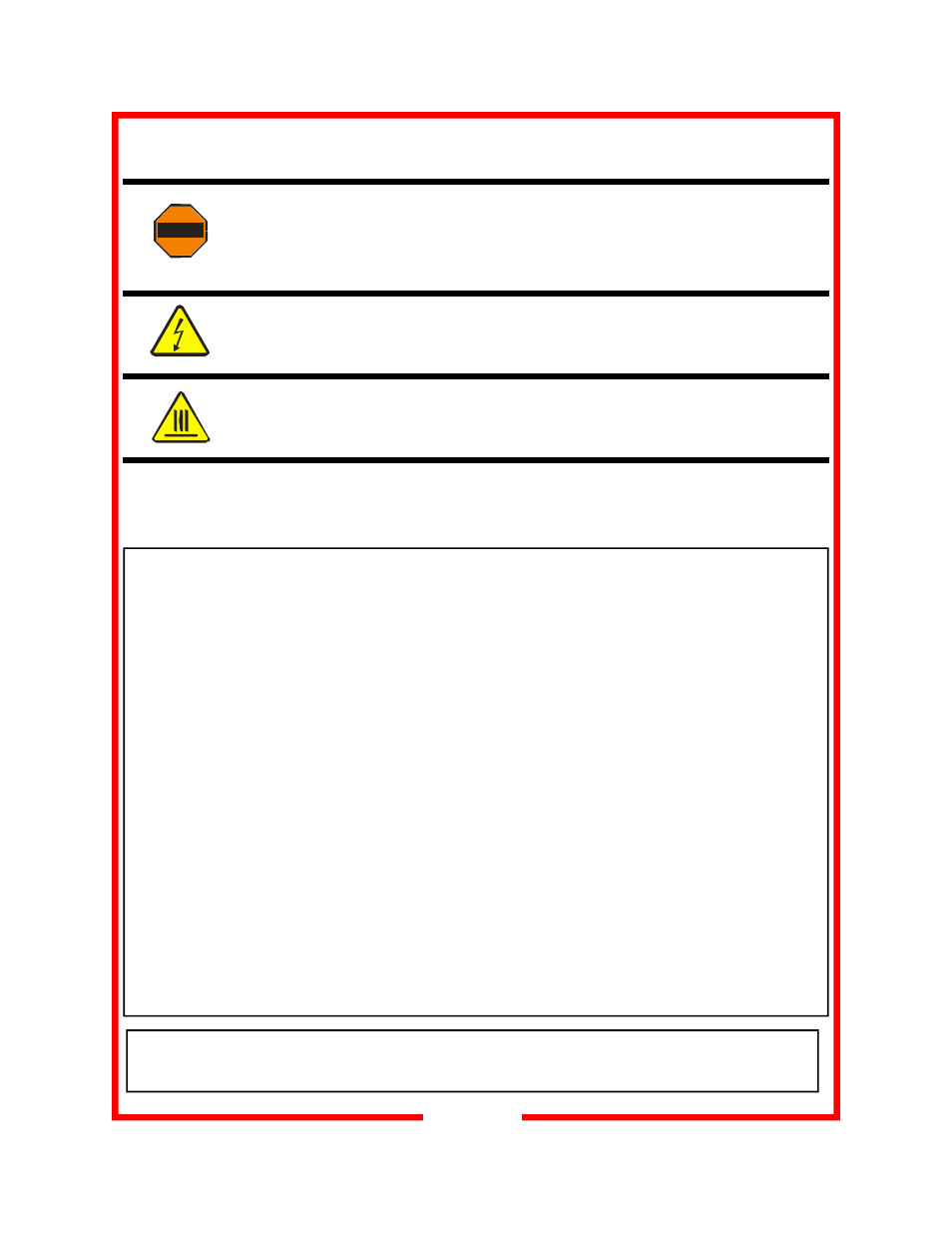 Safety precautions, Important safety instructions, Warning: electric shock hazard | Caution: electric shock hazard, Caution: burn hazard | Carter-Hoffmann HL7-18 User Manual | Page 2 / 13