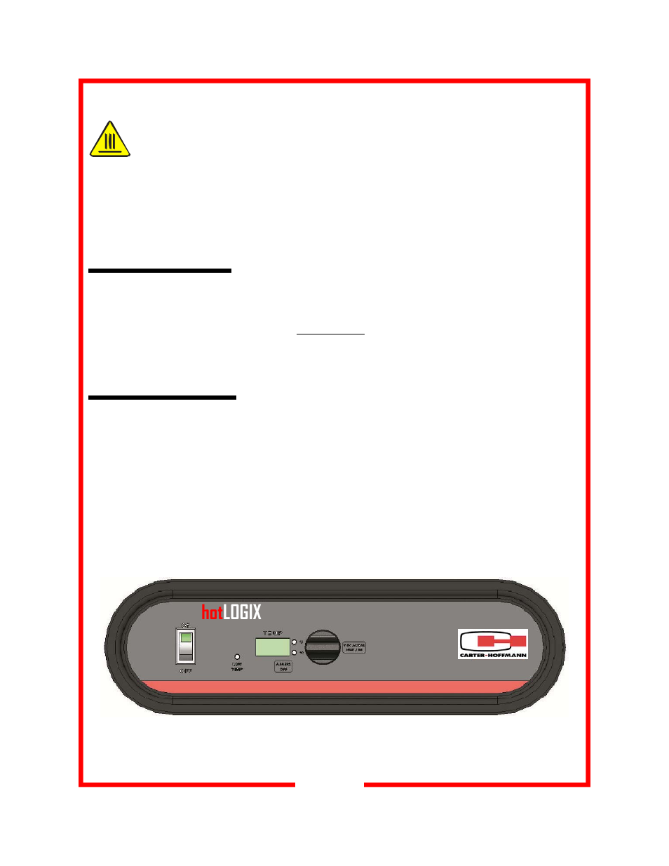 Hot logix | Carter-Hoffmann HL8-18 User Manual | Page 7 / 14