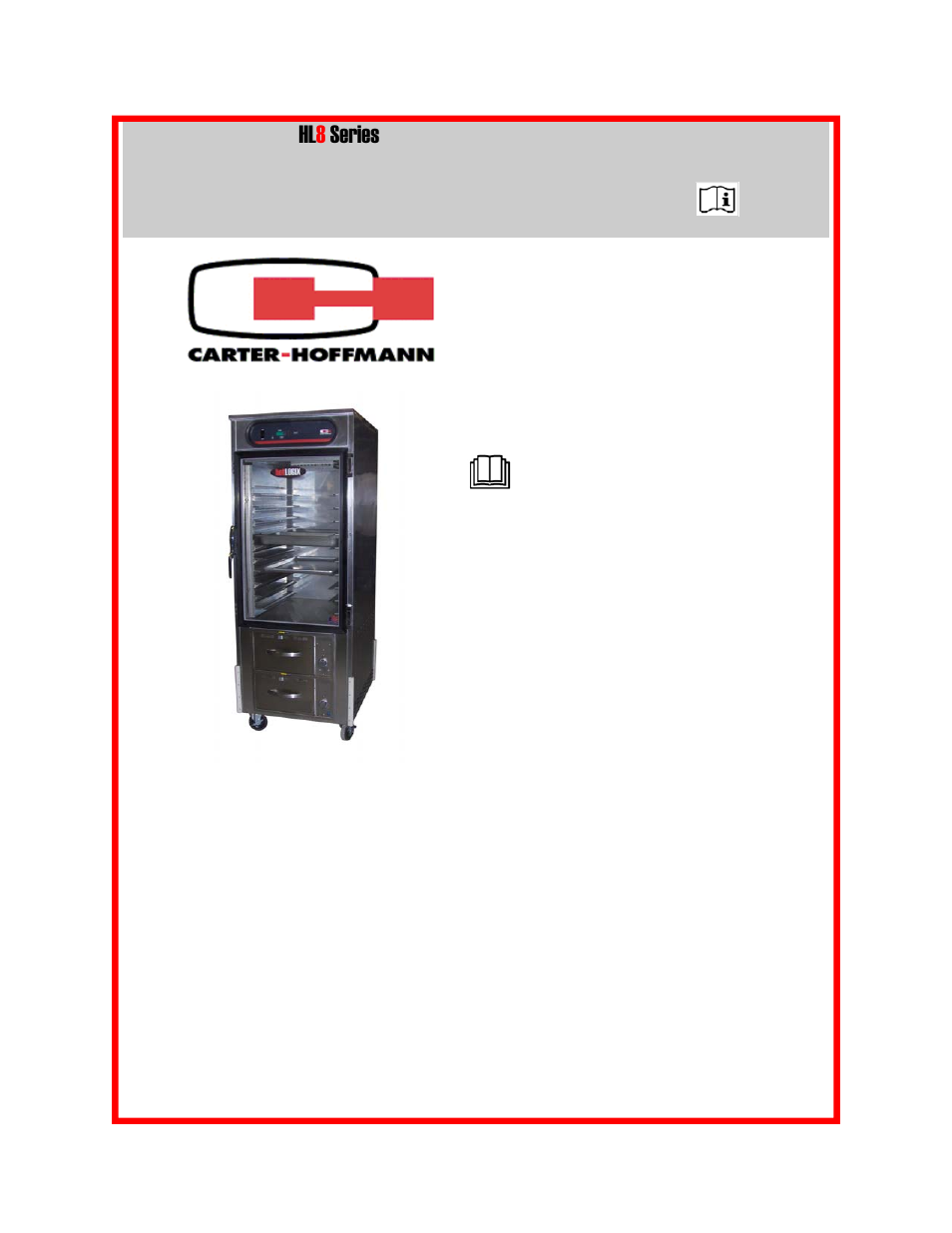 Carter-Hoffmann HL8-10-RW User Manual | 20 pages