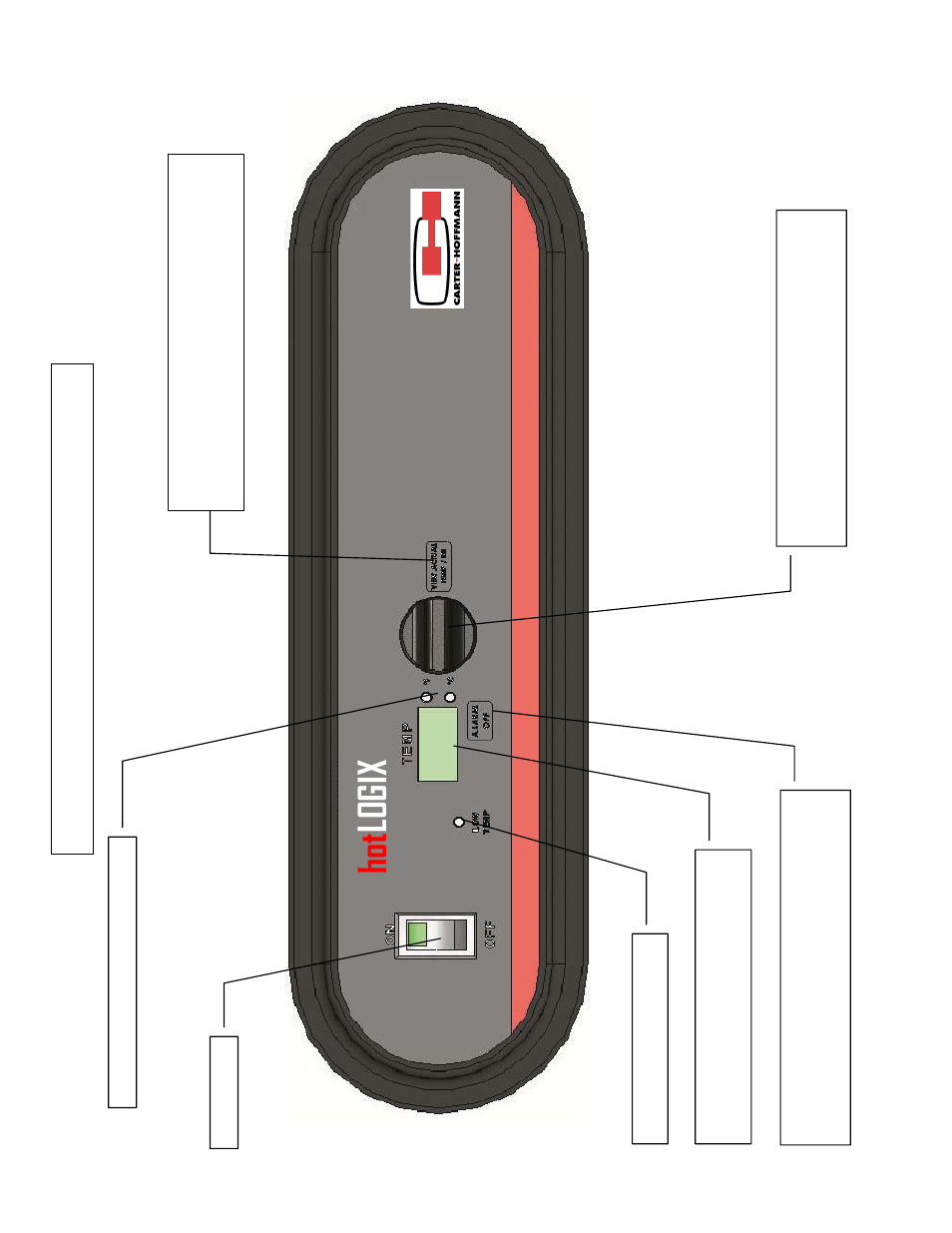 Hot logix, Holding cabinet contr o l panel layout | Carter-Hoffmann HL8-10-RW User Manual | Page 6 / 20