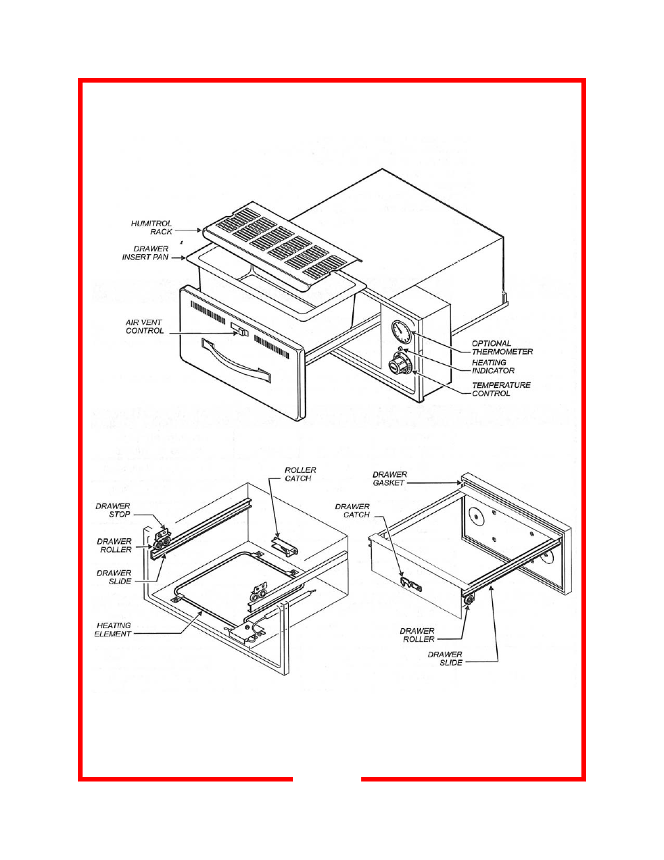 Drawer warmer—features & controls | Carter-Hoffmann HL8-10-RW User Manual | Page 9 / 20