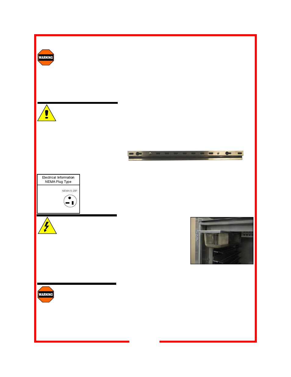 Caution, Warning | Carter-Hoffmann HL9-18 User Manual | Page 5 / 15