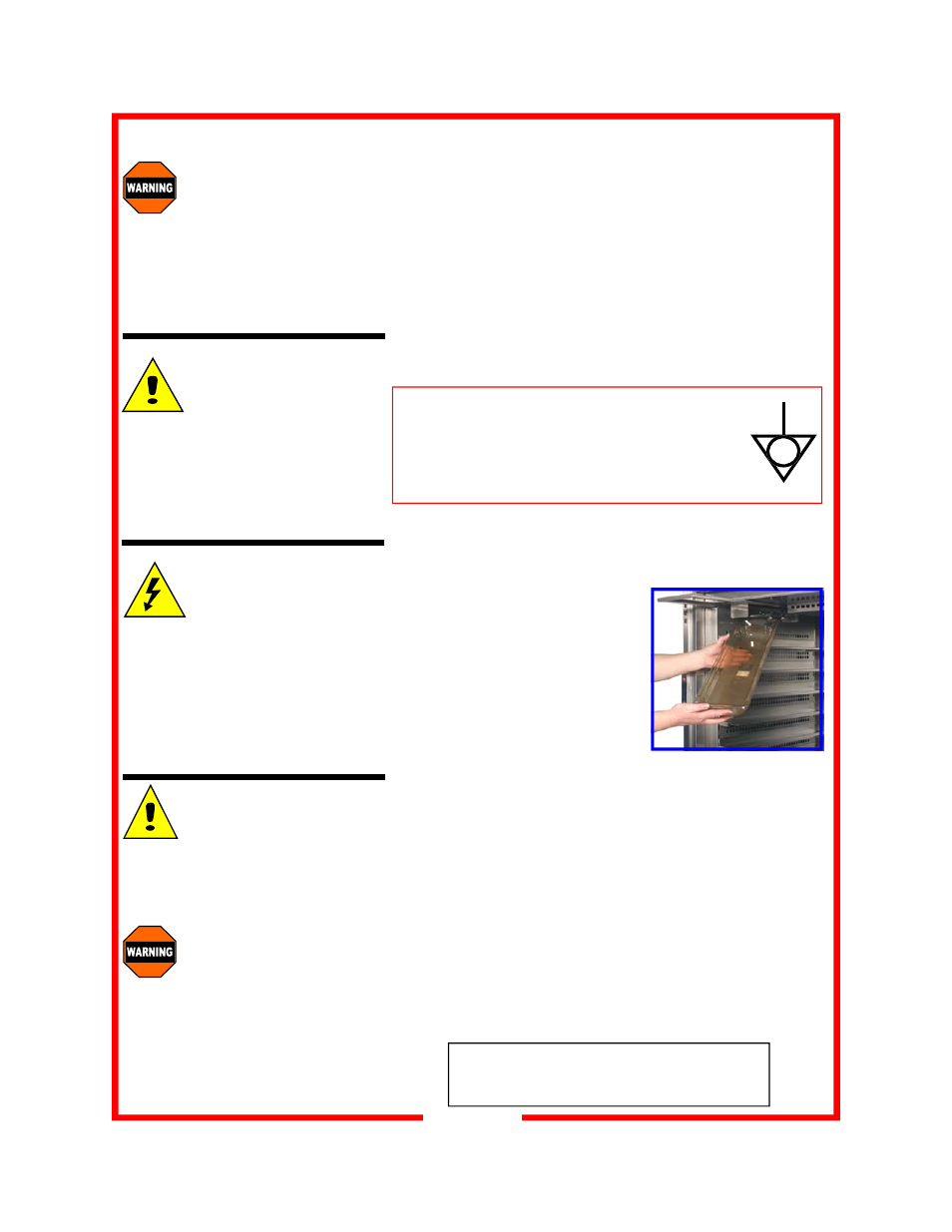 Caution, Warning | Carter-Hoffmann HL10-10-RW User Manual | Page 5 / 22