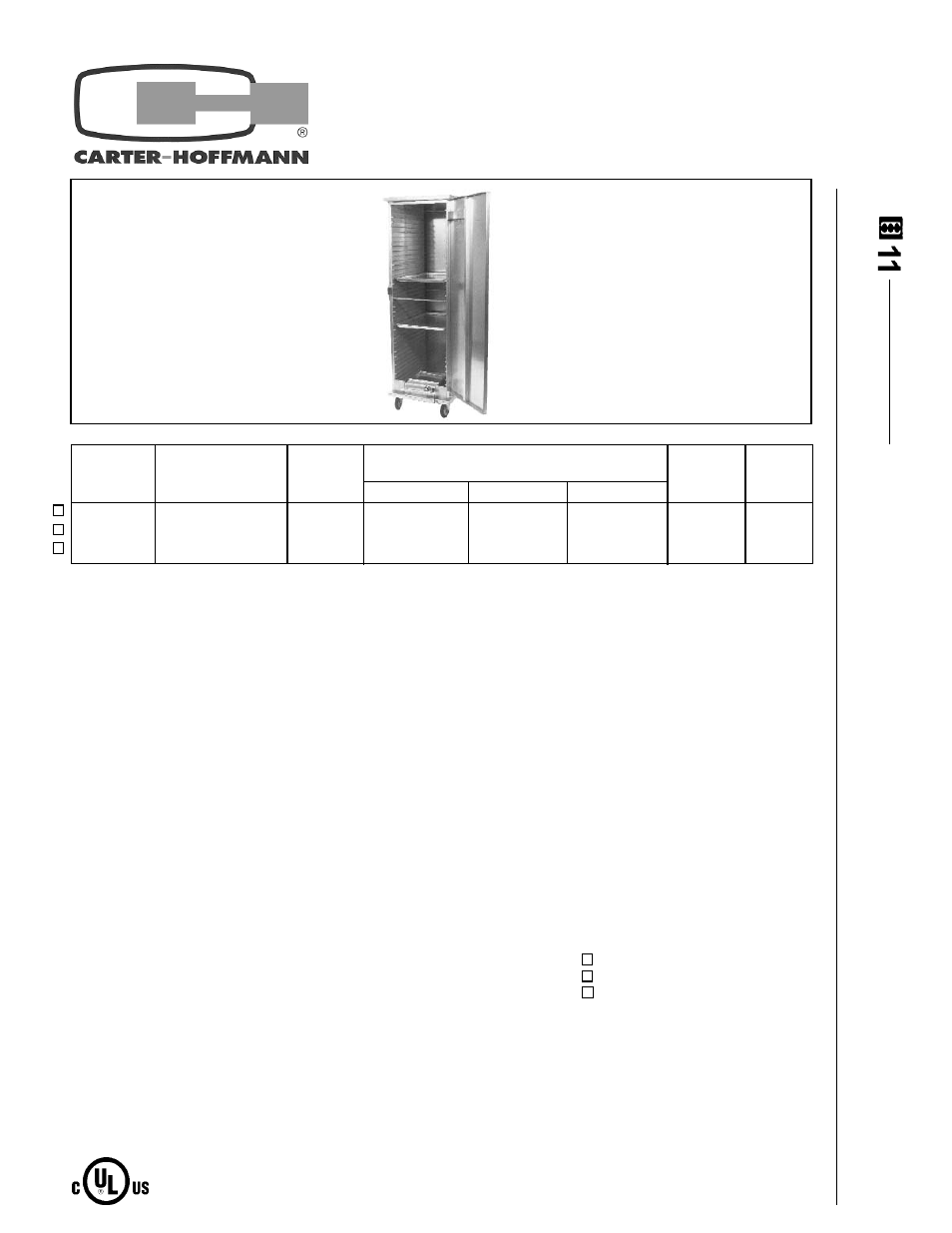 Carter-Hoffmann E8639H User Manual | 2 pages