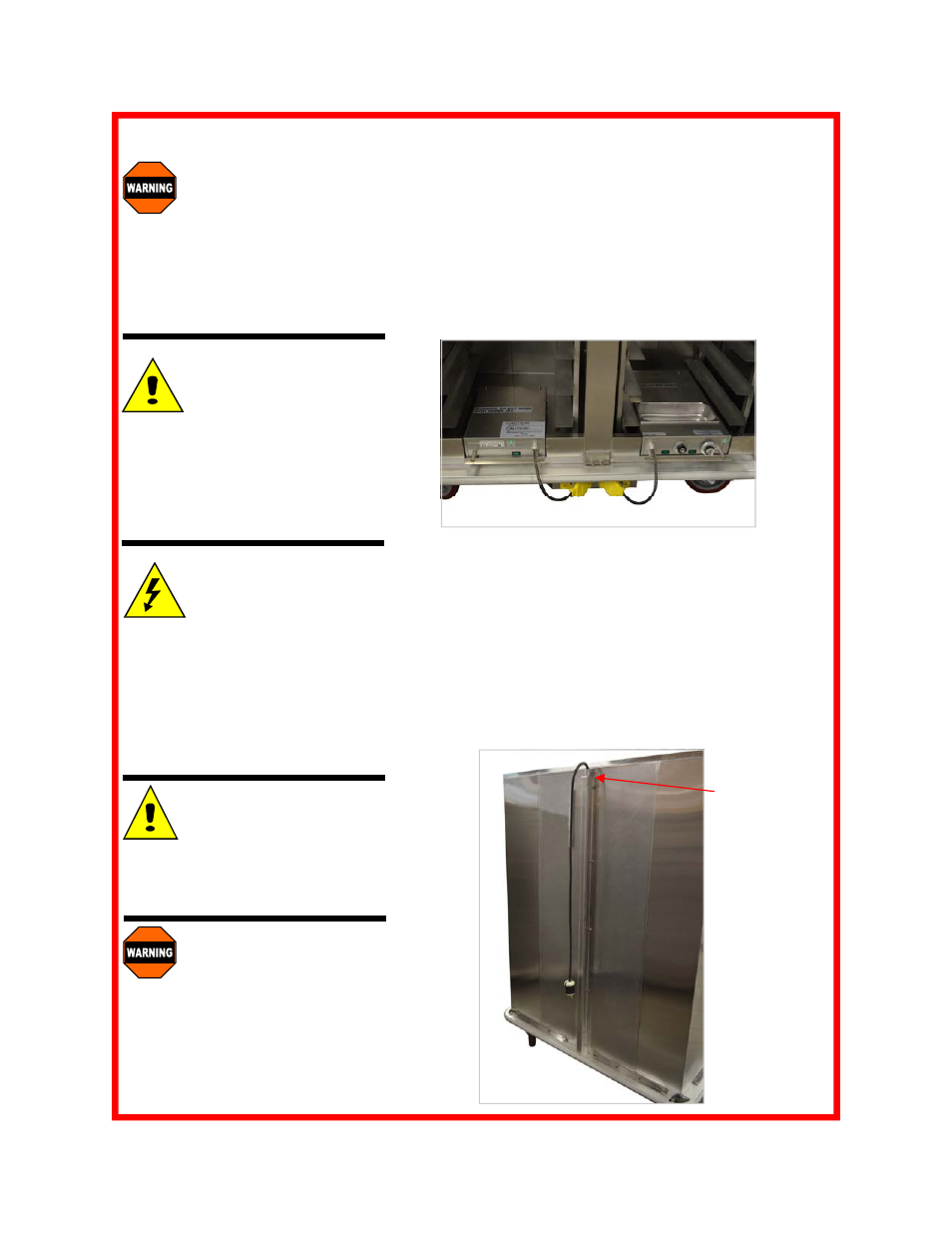 Caution, Warning | Carter-Hoffmann PHW1822 User Manual | Page 6 / 16