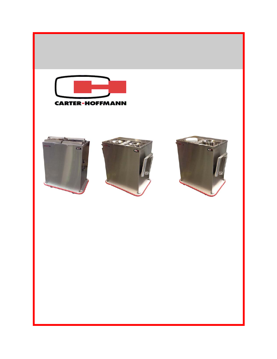 Carter-Hoffmann PBH2S User Manual | 11 pages