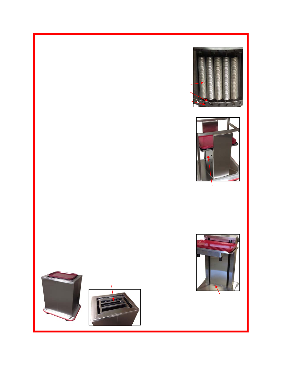 Tray loading and spring adjustment | Carter-Hoffmann CTD Series User Manual | Page 4 / 5