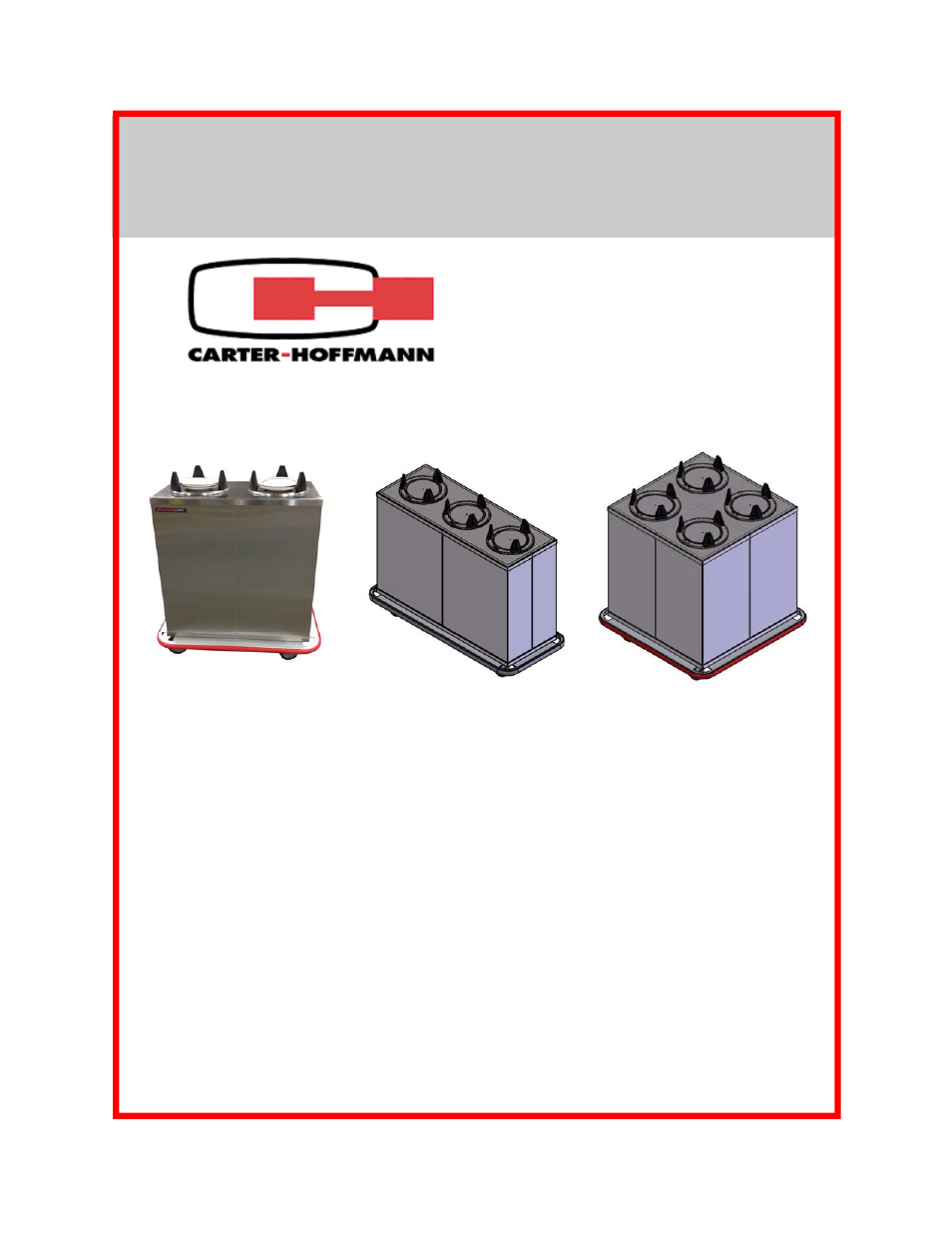 Carter-Hoffmann EPDHT Series User Manual | 8 pages