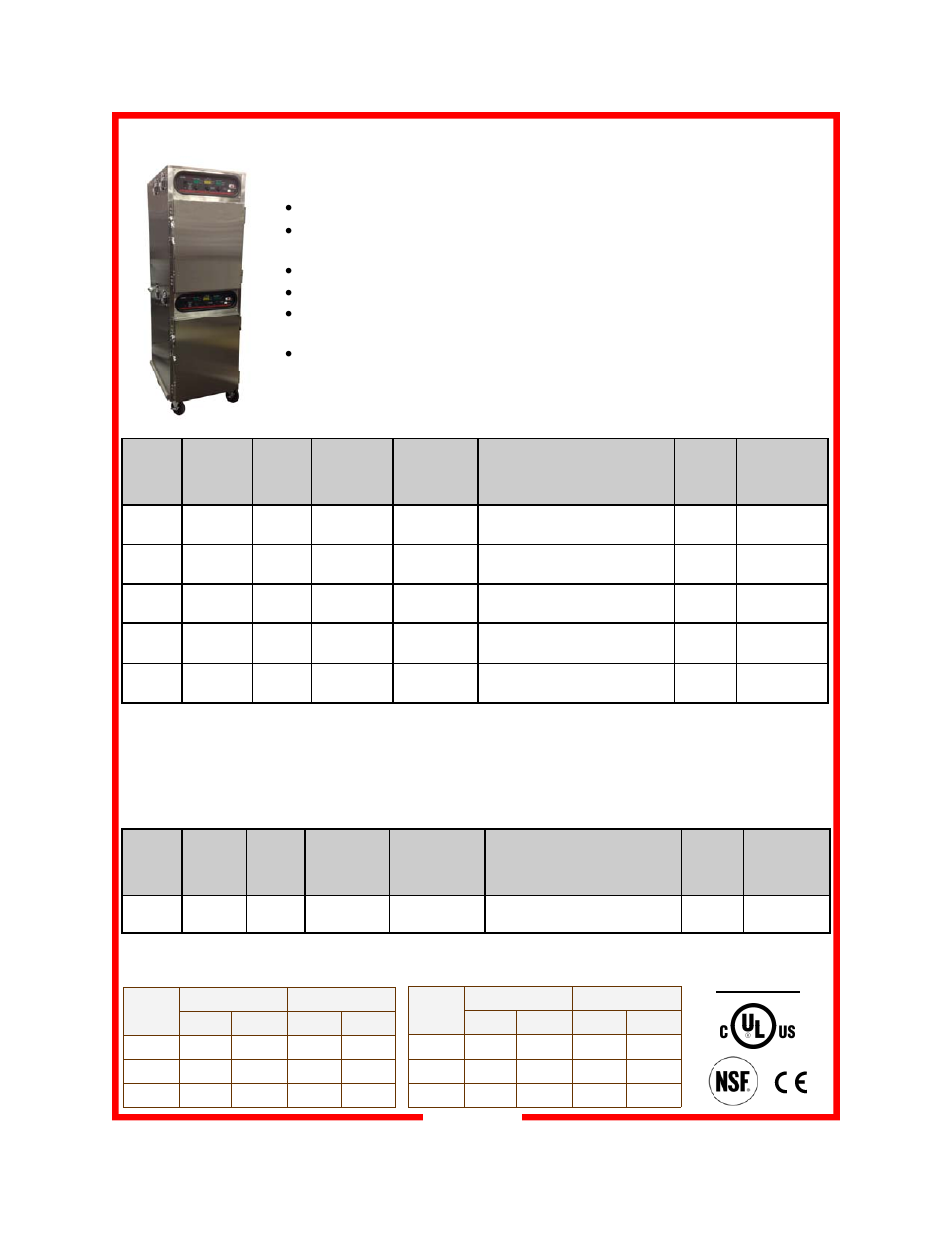 Features & specifications | Carter-Hoffmann CH900 User Manual | Page 3 / 15