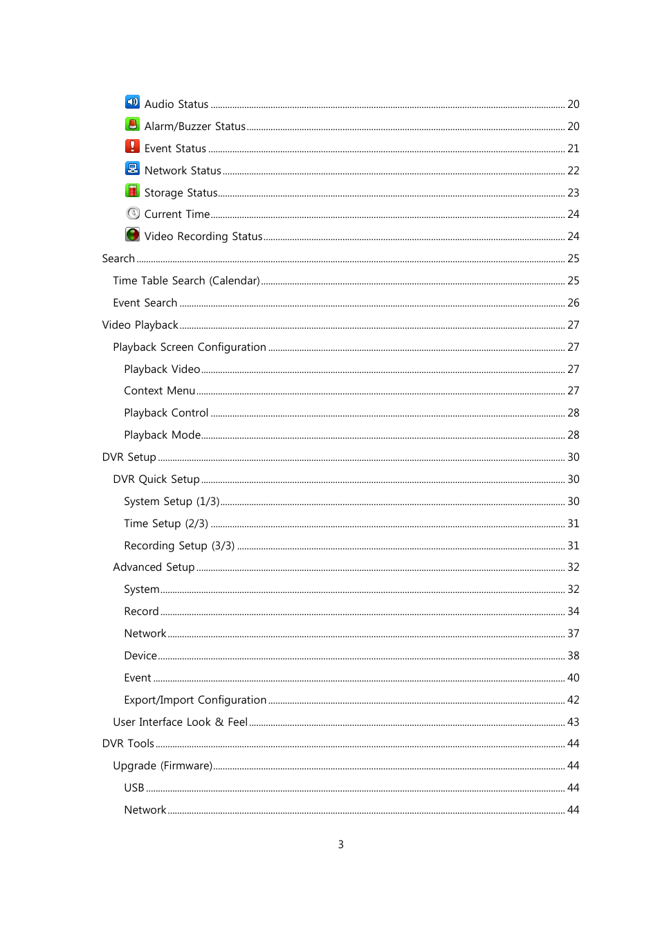 CCTV Camera Pros Viewtron Video Surveillance DVRs - HD-SDI and Standard Definition CCTV Recorders User Manual | Page 3 / 51