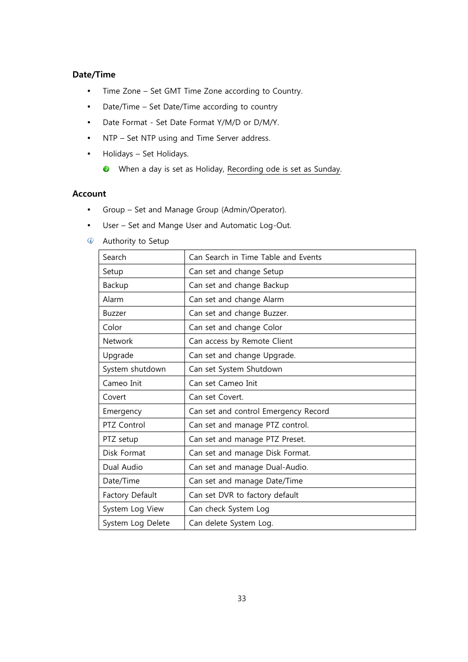 CCTV Camera Pros Viewtron Video Surveillance DVRs - HD-SDI and Standard Definition CCTV Recorders User Manual | Page 33 / 51