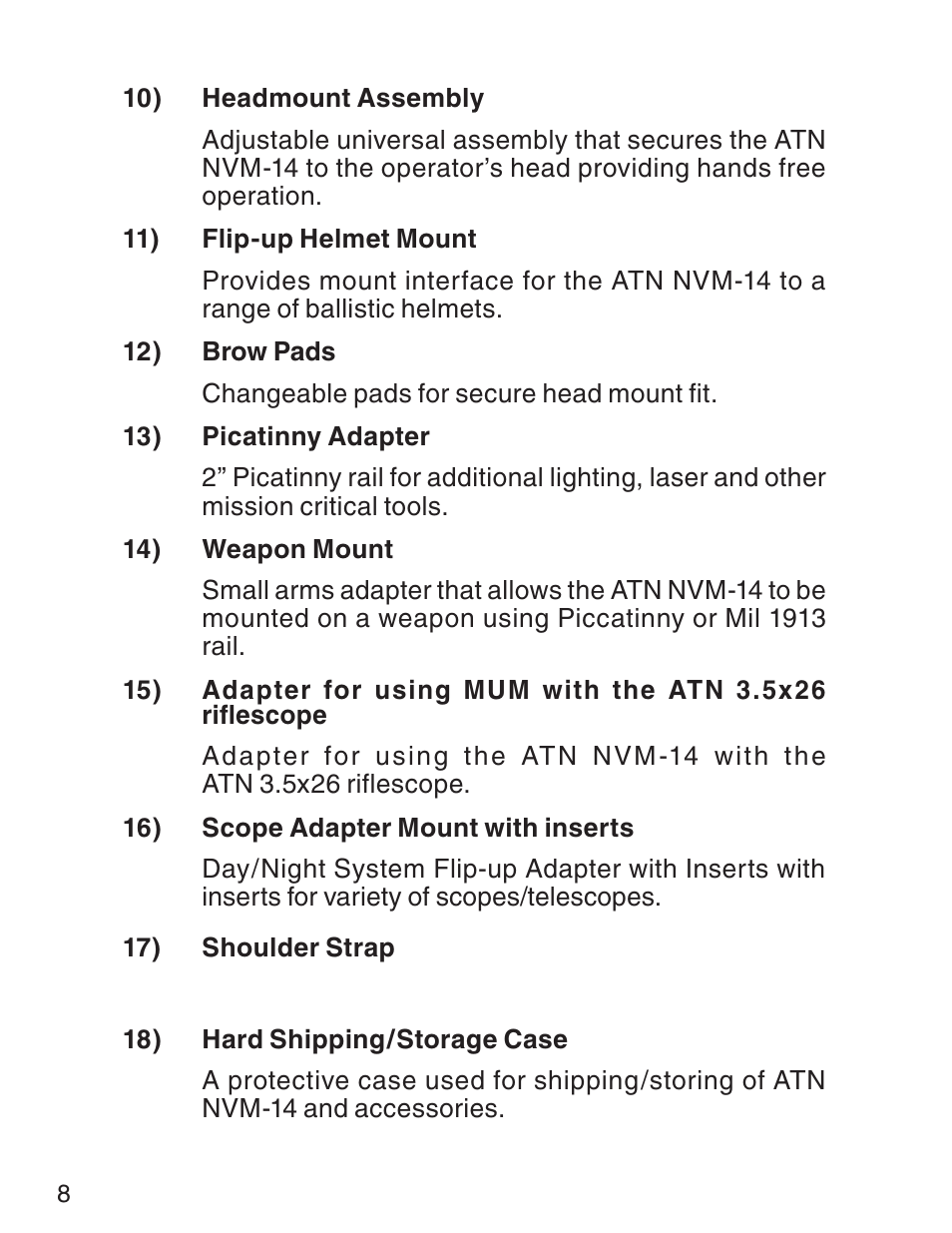 ATN NVM14 User Manual | Page 22 / 64