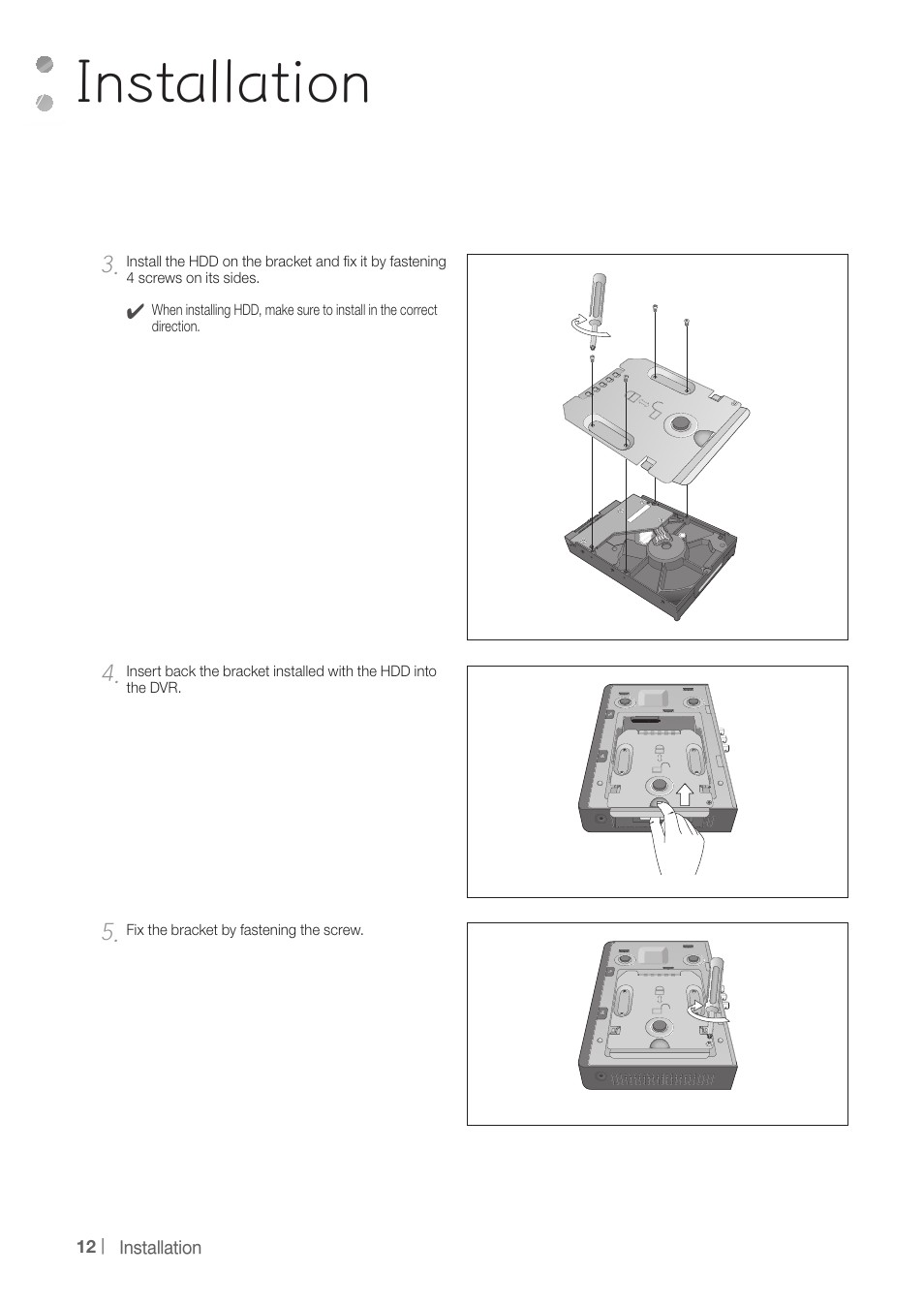 Installation | CCTV Camera Pros iDVR-PRO A Series DVRs User Manual | Page 12 / 136