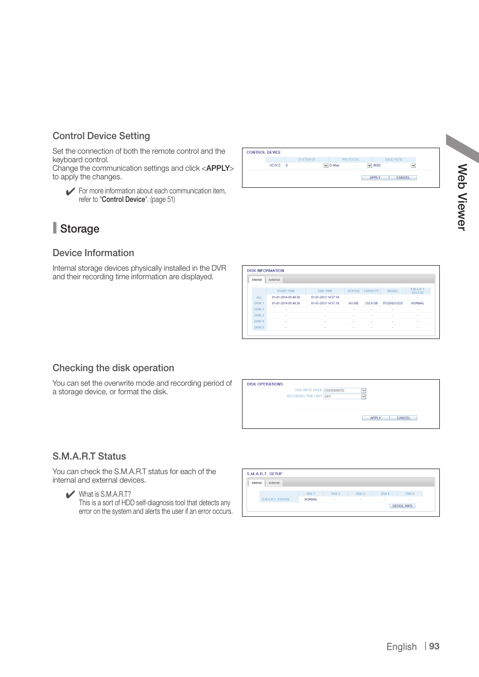 Web v iew er | CCTV Camera Pros iDVR-PRO A Series DVRs User Manual | Page 93 / 136
