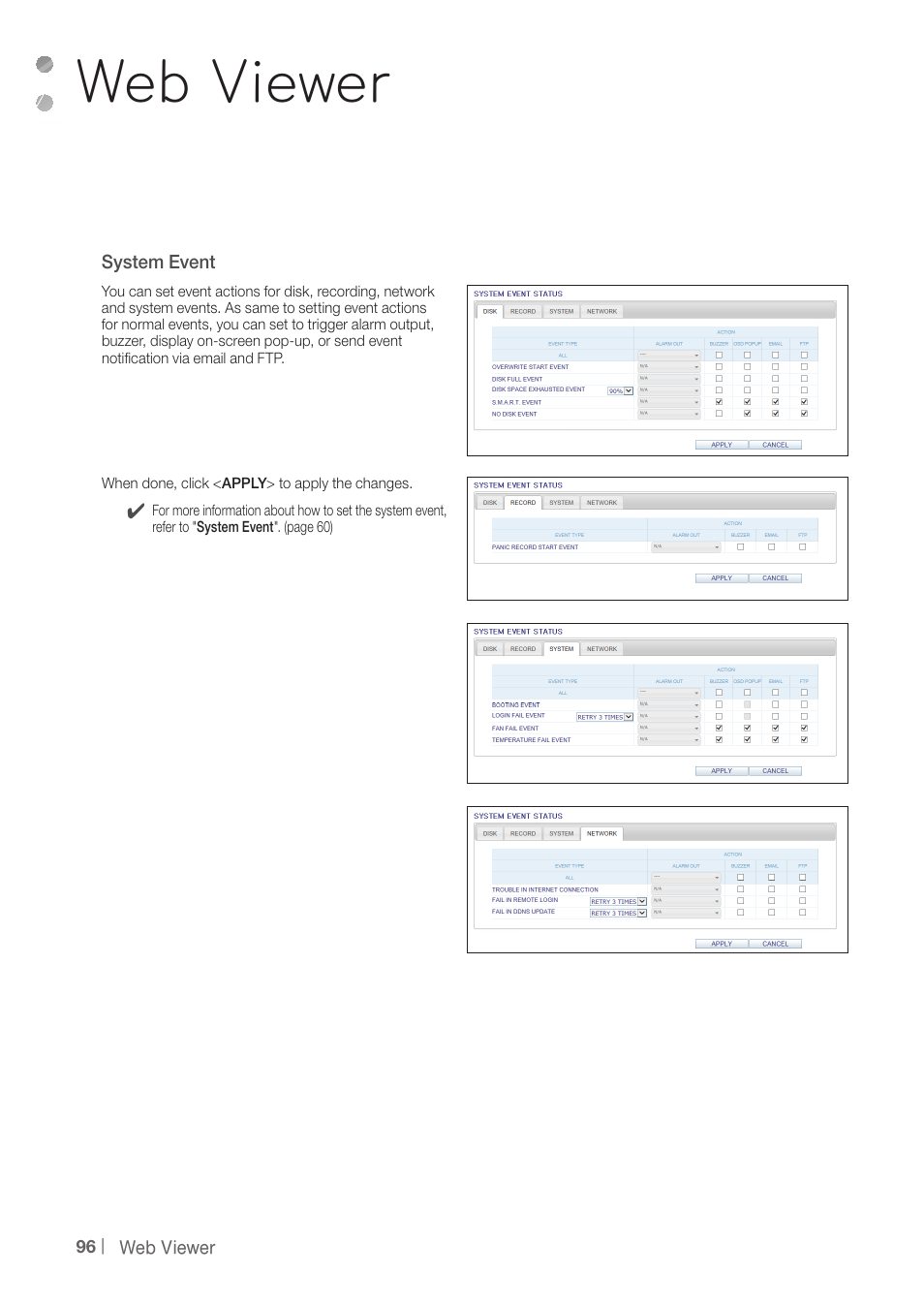 Web viewer | CCTV Camera Pros iDVR-PRO A Series DVRs User Manual | Page 96 / 136