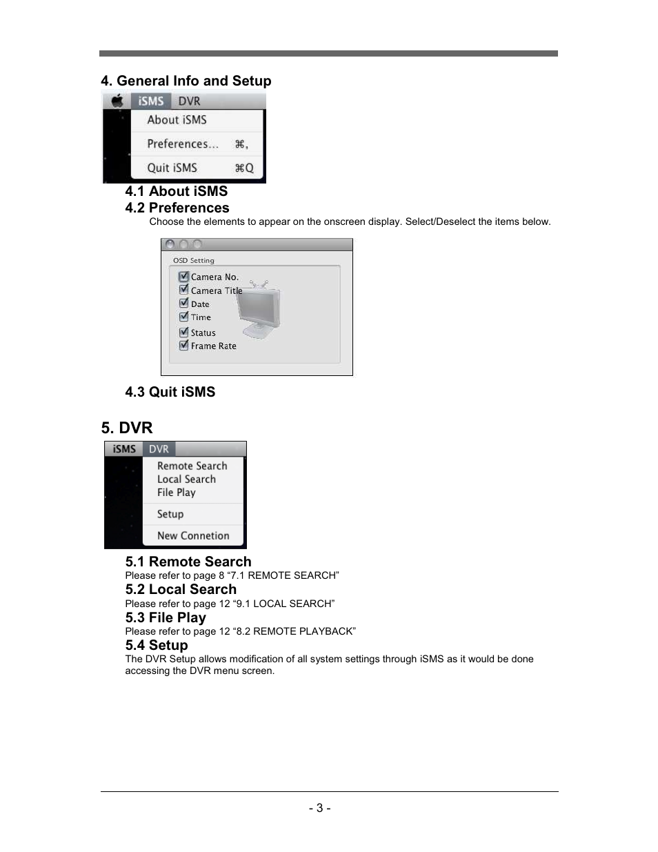 CCTV Camera Pros iDVR-RT16 Video Surveillance DVRs Mac Client Software User Manual | Page 5 / 15