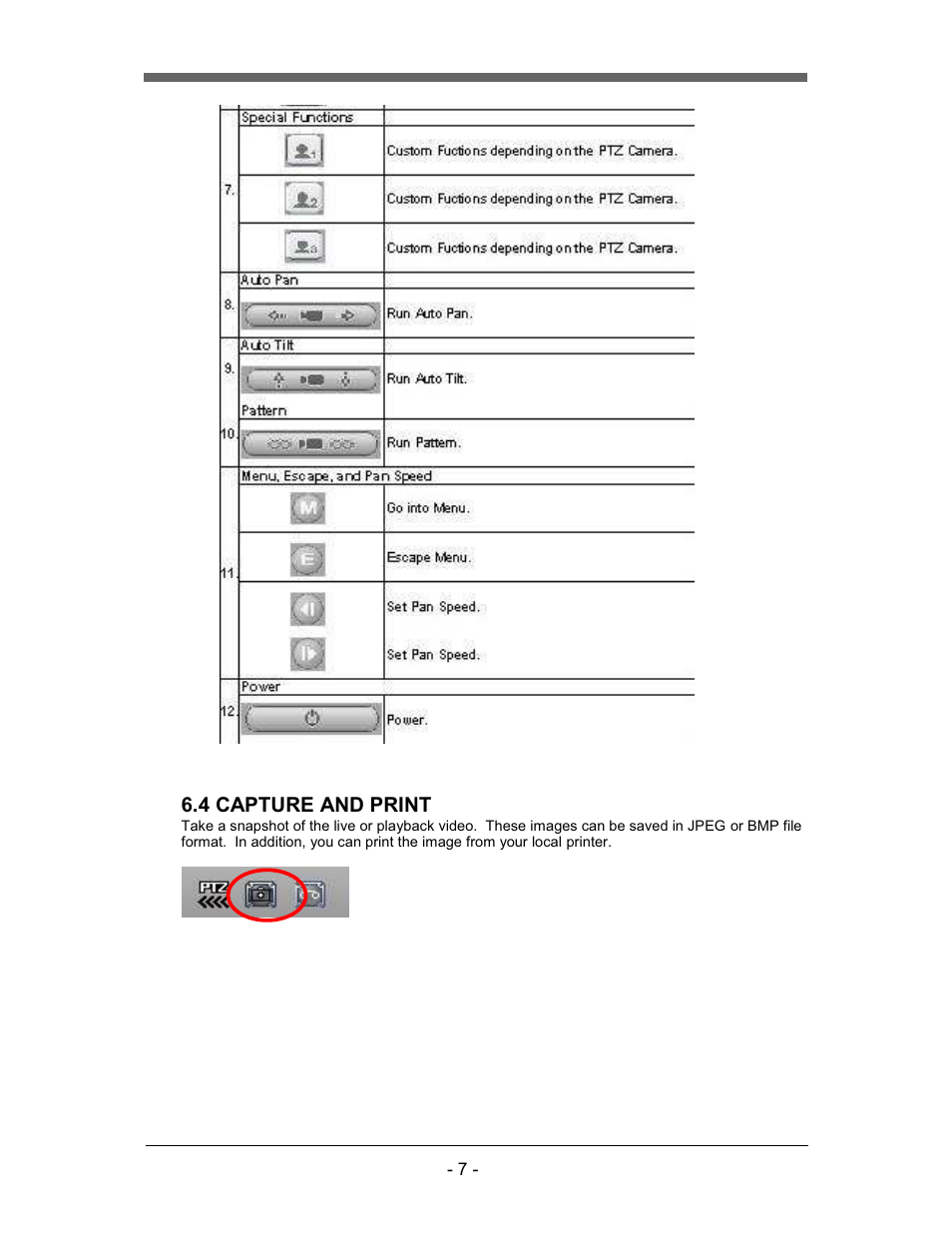 4 capture and print | CCTV Camera Pros iDVR-RT16 Video Surveillance DVRs Mac Client Software User Manual | Page 9 / 15