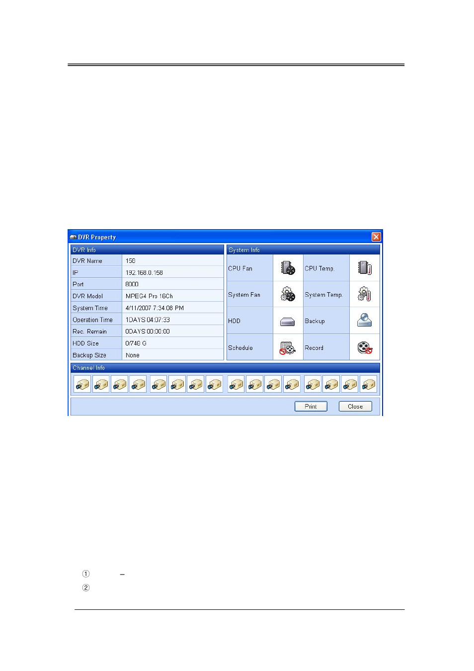 Dvr context menu | CCTV Camera Pros iDVR-RT Series Video Surveillance Recorders Software Manual User Manual | Page 34 / 45