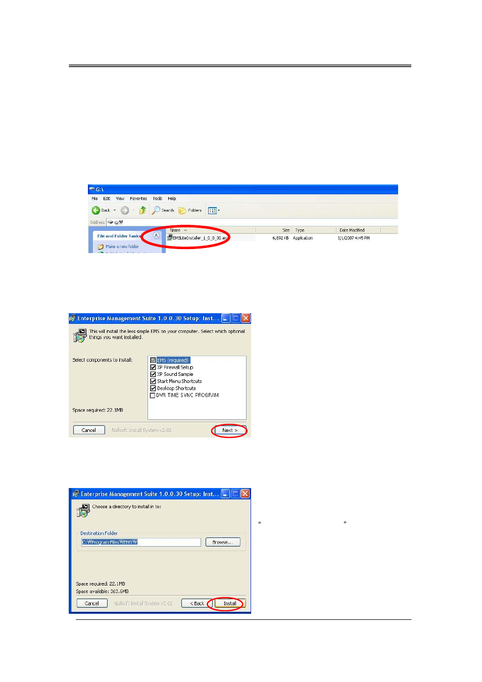 Ii. installing | CCTV Camera Pros iDVR-RT Series Video Surveillance Recorders Software Manual User Manual | Page 6 / 45