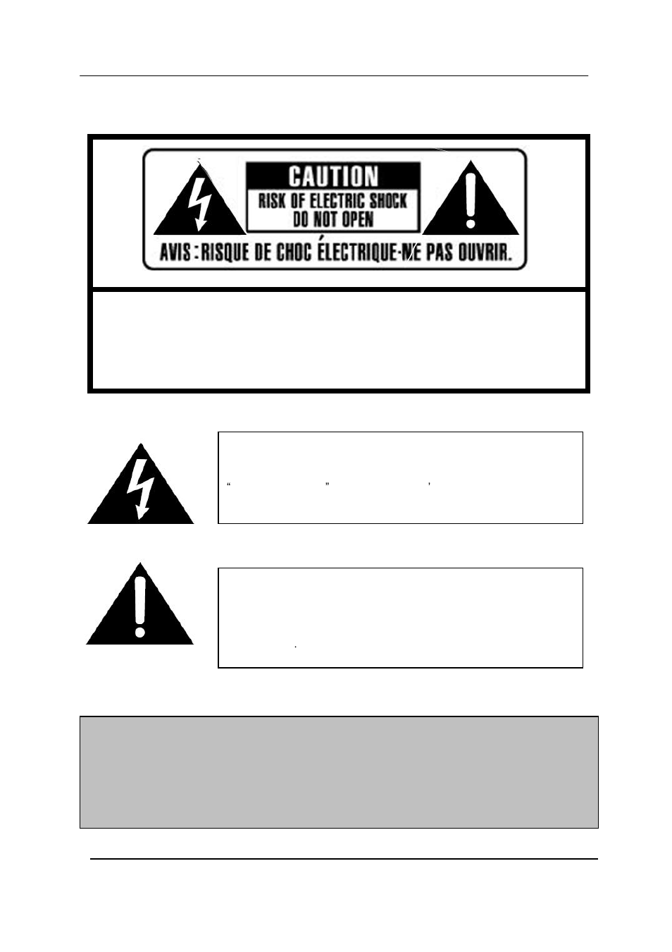 Safety precautions, Caution, Warning | CCTV Camera Pros iDVR-RT16 Real Time Stand Alone Surveillance DVR User Manual User Manual | Page 2 / 88