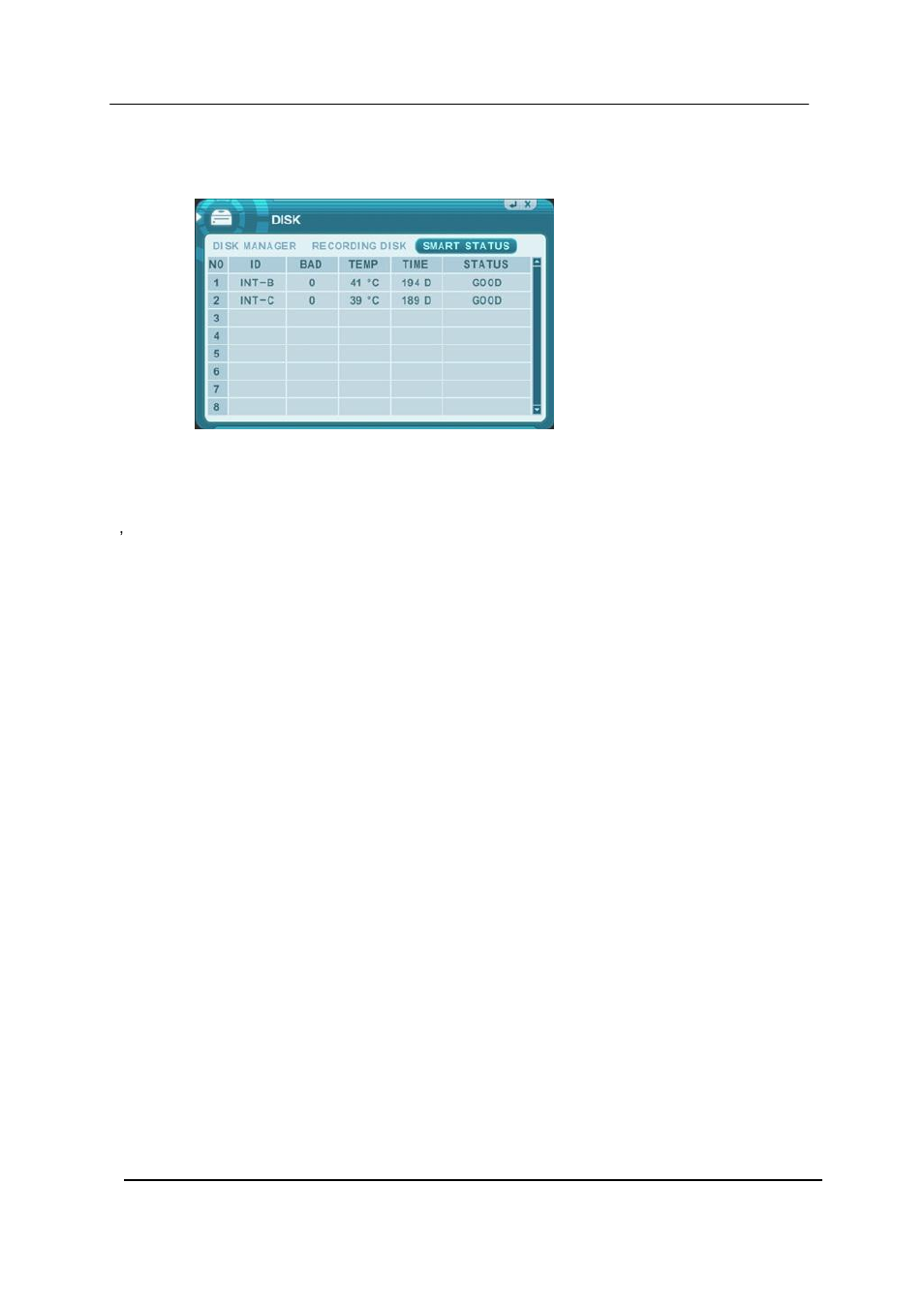 Smart status | CCTV Camera Pros iDVR-RT16 Real Time Stand Alone Surveillance DVR User Manual User Manual | Page 49 / 88