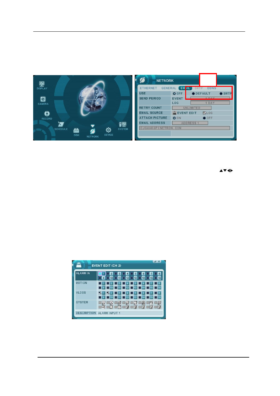 Email | CCTV Camera Pros iDVR-RT16 Real Time Stand Alone Surveillance DVR User Manual User Manual | Page 52 / 88