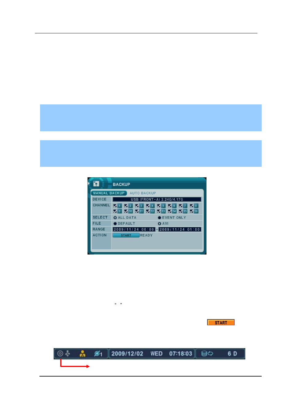Ix.backup, Manual back up, 1 internal dvd- r/w | CCTV Camera Pros iDVR-RT16 Real Time Stand Alone Surveillance DVR User Manual User Manual | Page 79 / 88