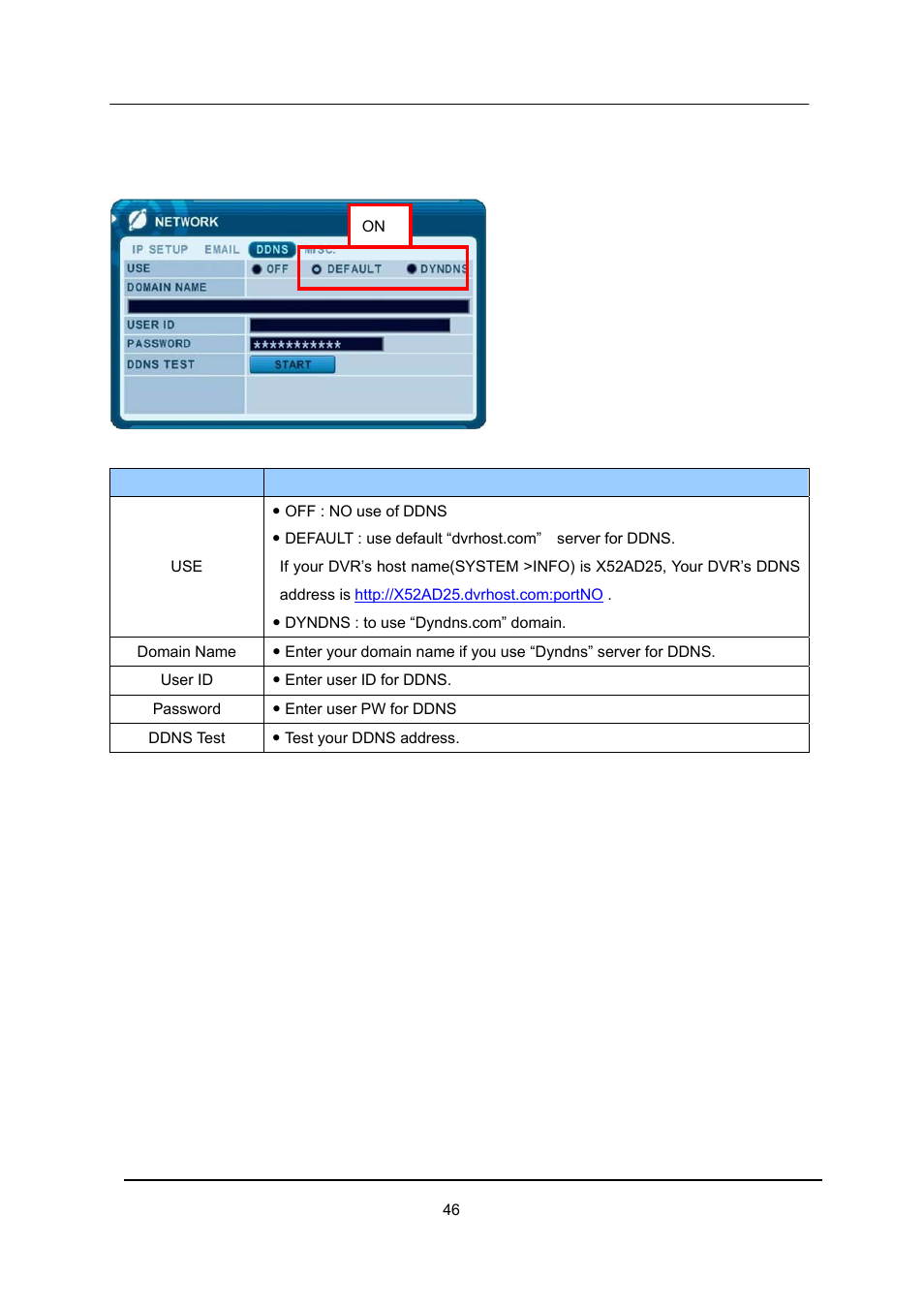 3 ddns | CCTV Camera Pros iDVR-E Series Video Surveillance Recorders Product Manual User Manual | Page 47 / 104