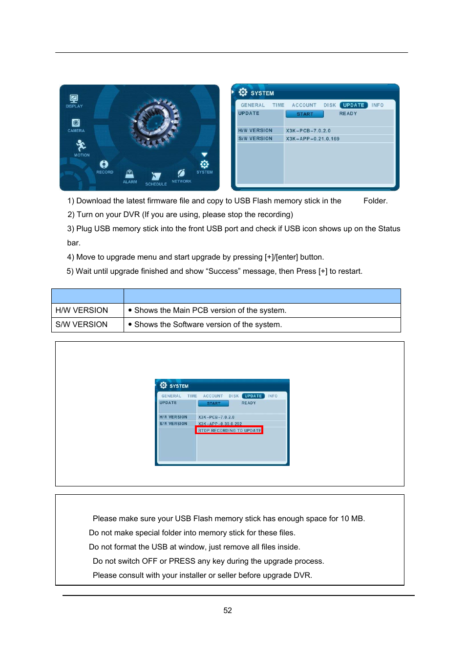 Update | CCTV Camera Pros iDVR-E Series Video Surveillance Recorders Product Manual User Manual | Page 53 / 104
