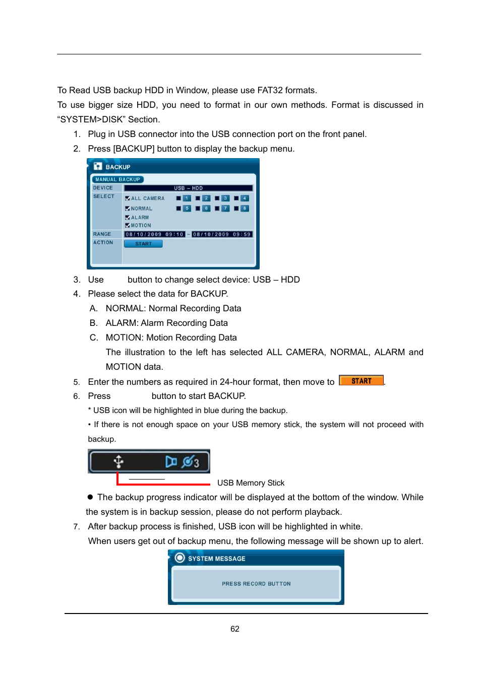 CCTV Camera Pros iDVR-E Series Video Surveillance Recorders Product Manual User Manual | Page 63 / 104