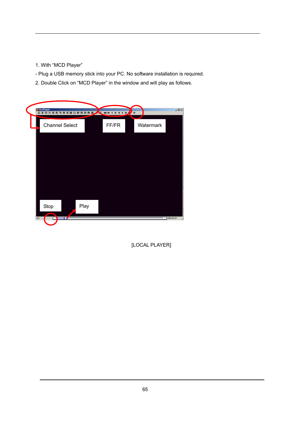 Back up range setup, How to play backup data in usb memory stick backup | CCTV Camera Pros iDVR-E Series Video Surveillance Recorders Product Manual User Manual | Page 66 / 104
