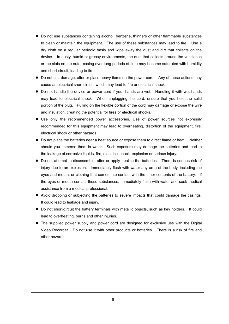 CCTV Camera Pros iDVR-E Series Video Surveillance Recorders Product Manual User Manual | Page 7 / 104