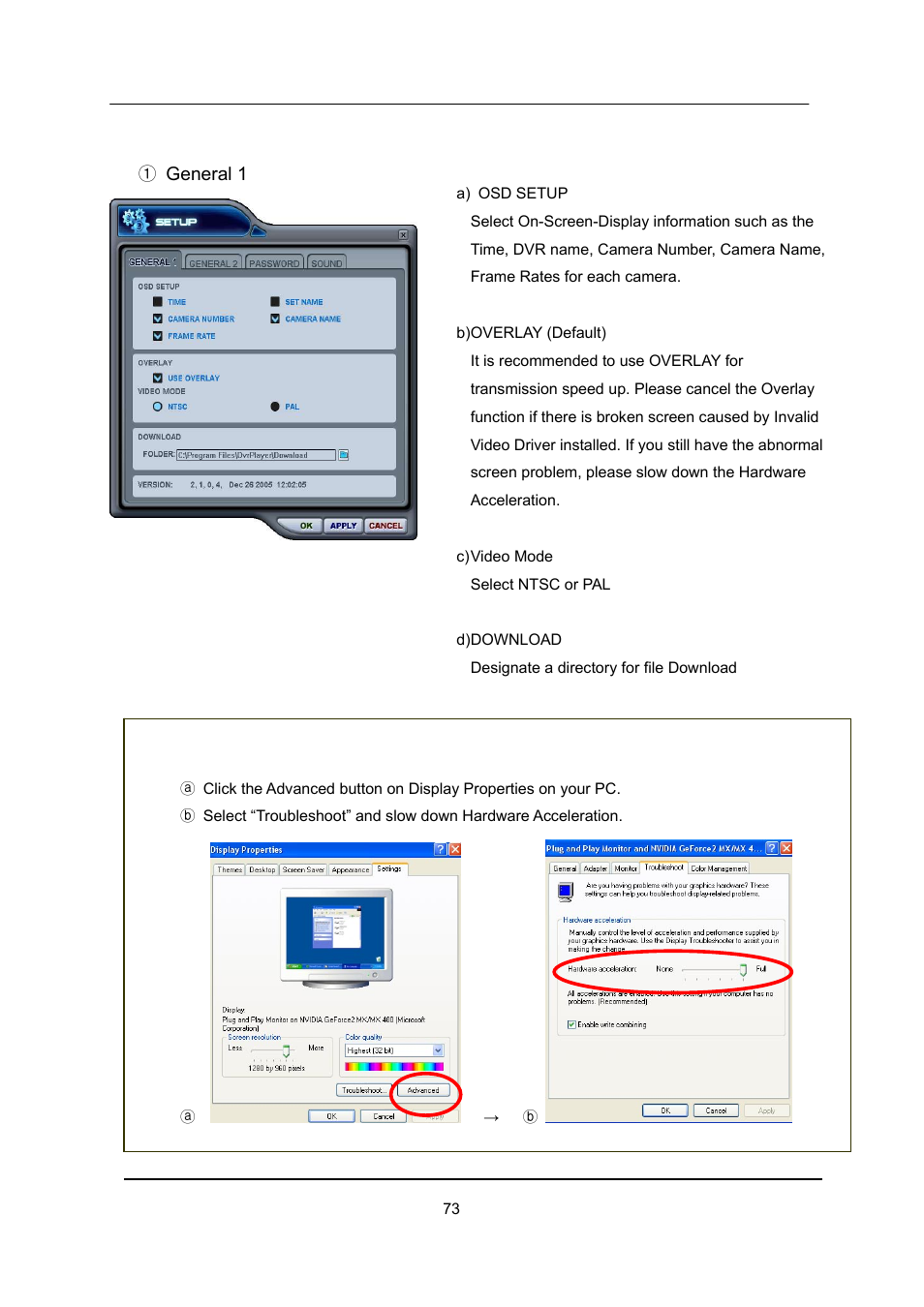 CCTV Camera Pros iDVR-E Series Video Surveillance Recorders Product Manual User Manual | Page 74 / 104