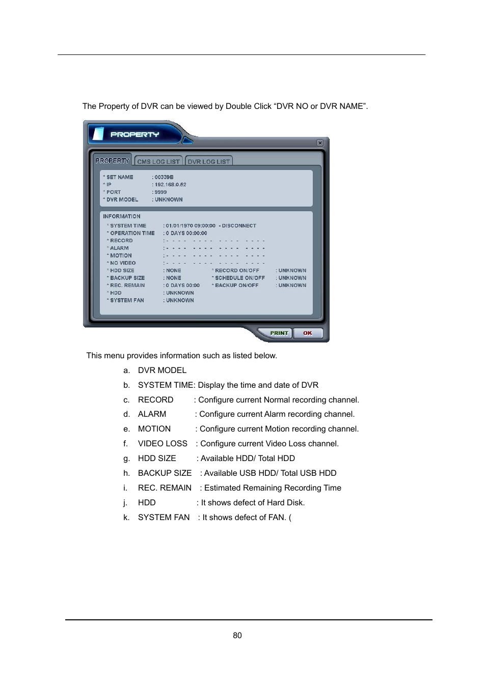 CCTV Camera Pros iDVR-E Series Video Surveillance Recorders Product Manual User Manual | Page 81 / 104