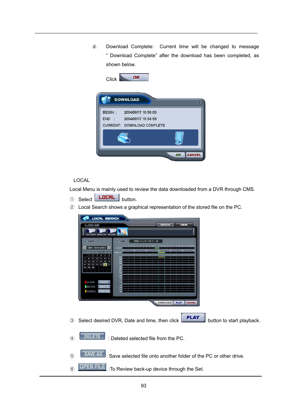 CCTV Camera Pros iDVR-E Series Video Surveillance Recorders Product Manual User Manual | Page 94 / 104