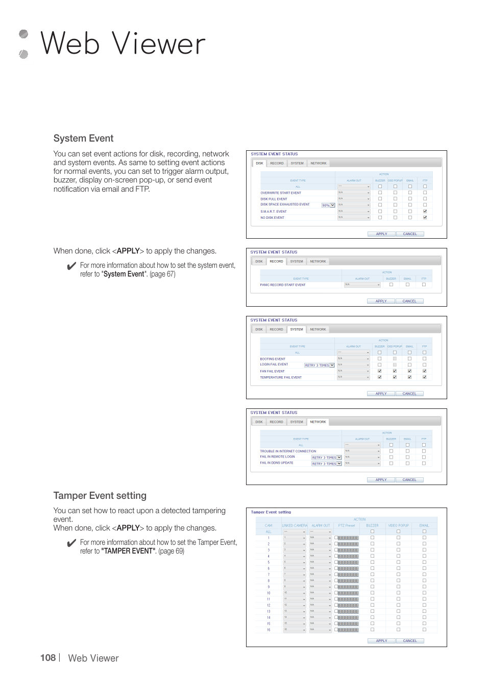 Web viewer | CCTV Camera Pros iDVR-PRO H Series DVRs User Manual | Page 108 / 150
