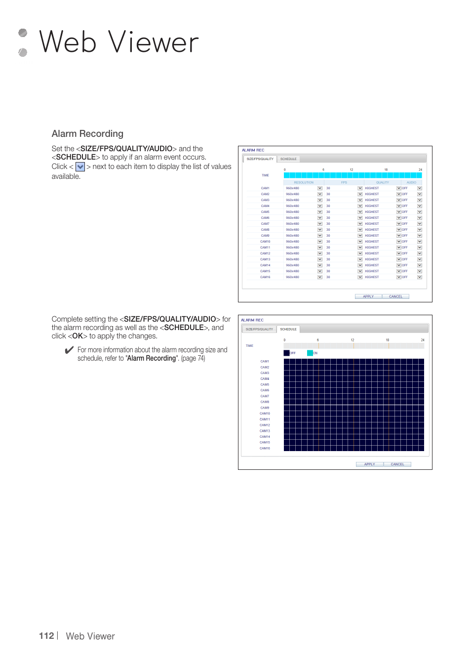 Web viewer | CCTV Camera Pros iDVR-PRO H Series DVRs User Manual | Page 112 / 150